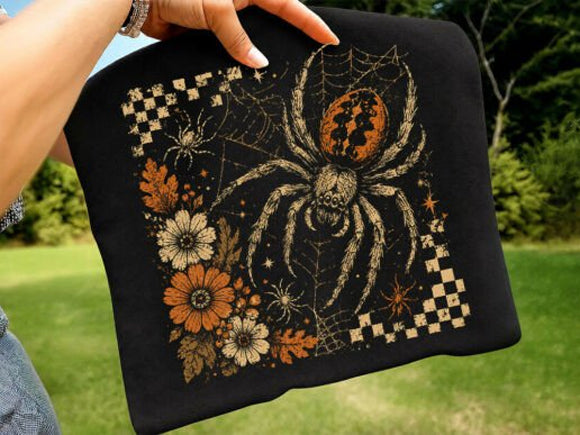 Floral Spider Graphic Tee