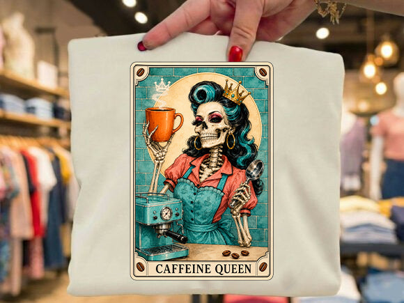 Caffeine Queen Graphic Tee