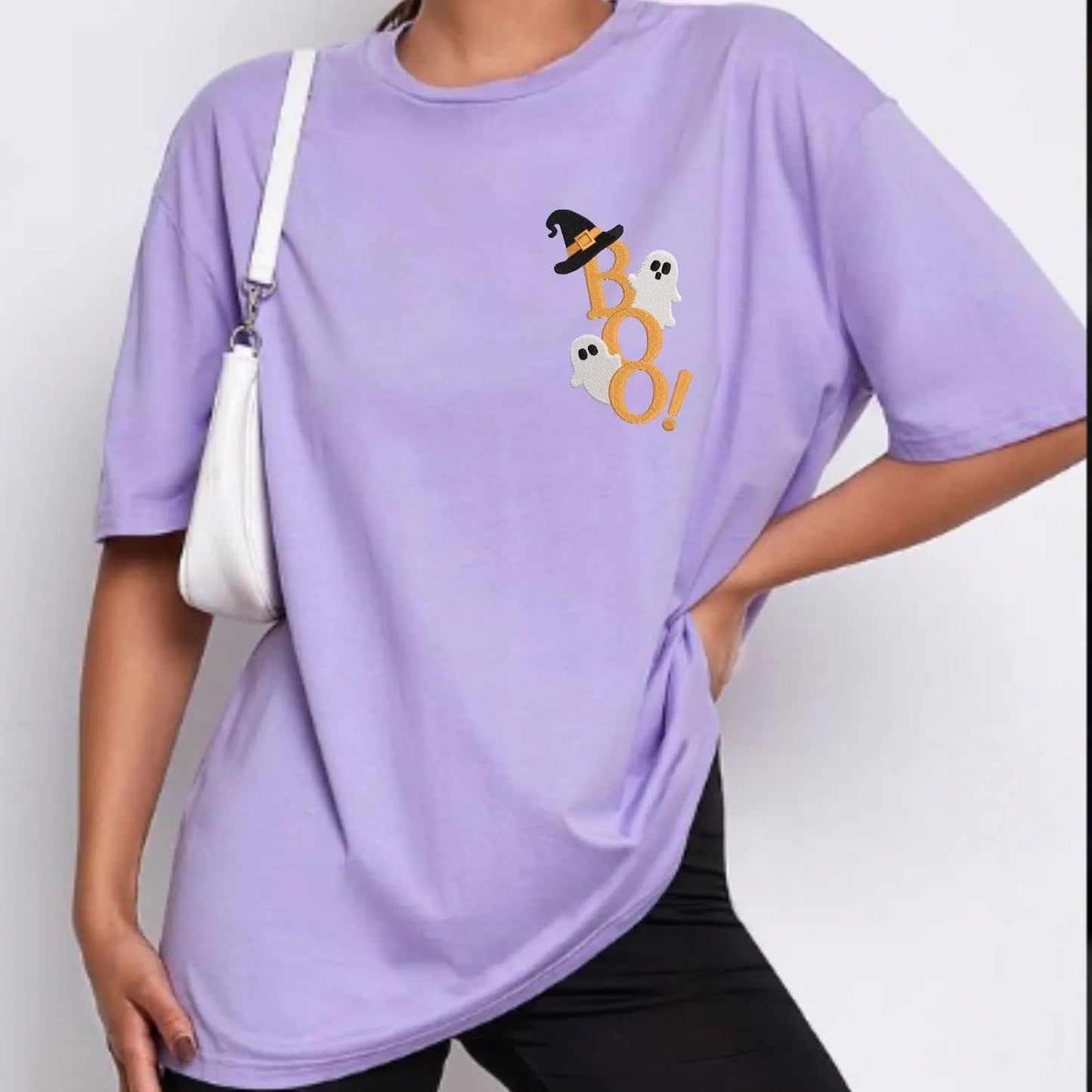 Boo Embroidered Shirt
