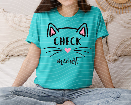 Check Meowt Graphic Tee