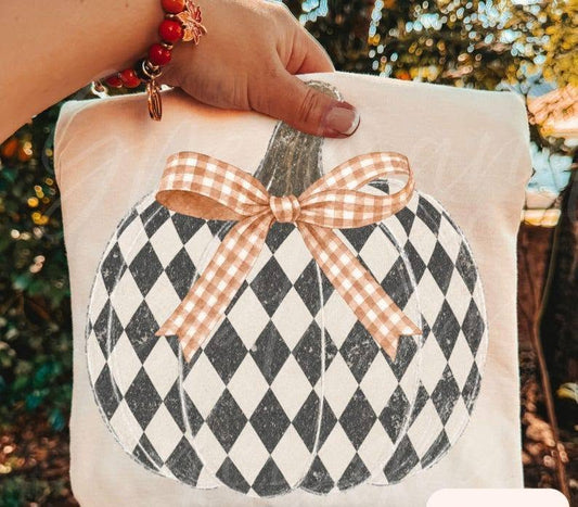 Plaid Pumpkin Graphic Tee