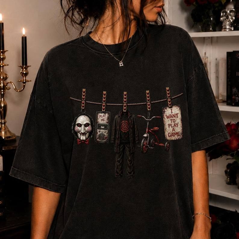 Saw Clothesline Graphic Tee