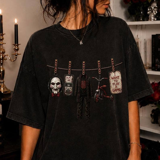 Saw Clothesline Graphic Tee