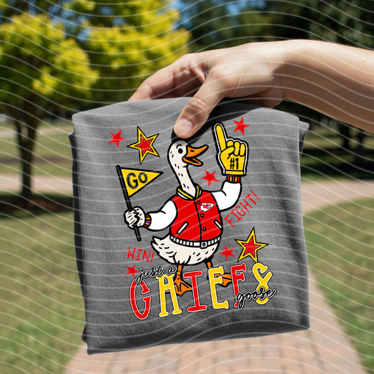 Just a Chiefs Goose Graphic Tee