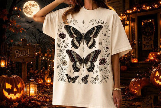 Dark Butterflies Graphic Tee