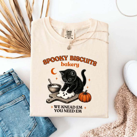 Spooky Biscuits Bakery Graphic Tee