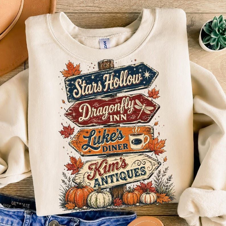 Stars Hollow Sign Graphic Tee