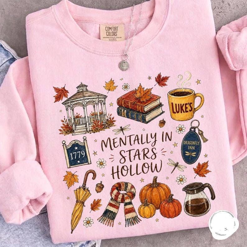 Mentally in Stars Hollow Graphic Tee
