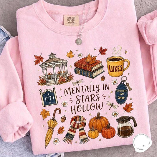 Mentally in Stars Hollow Graphic Tee