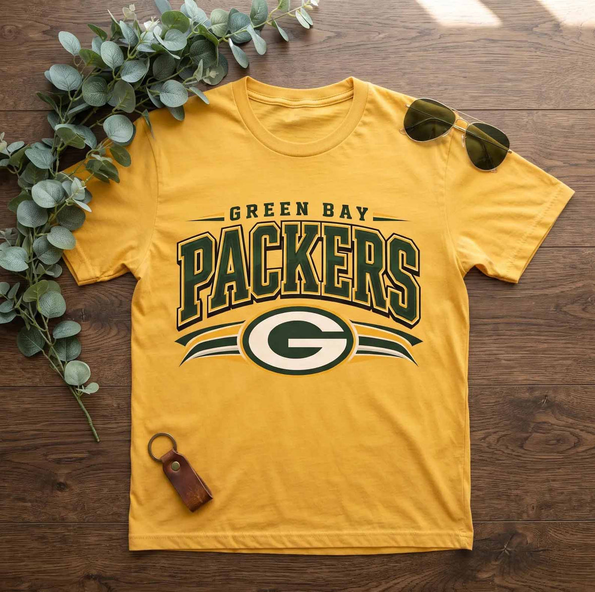 Packers Stripe Graphic Tee