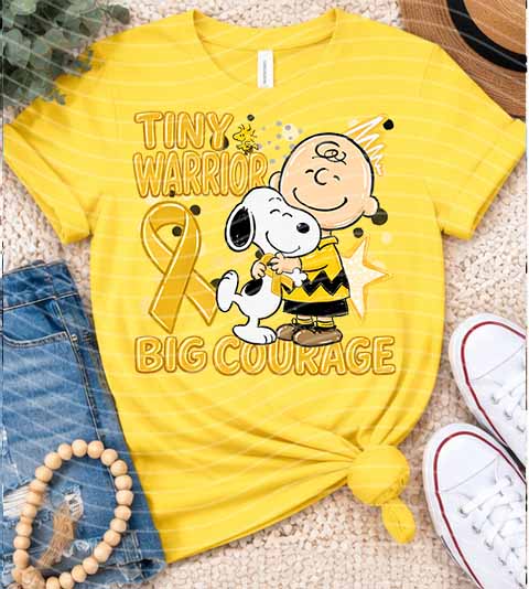 Tiny Warrior Big Courage Graphic Tee