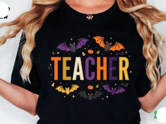 Teacher Bats Graphic Tee