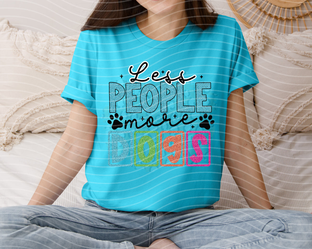 Less People More Dogs Graphic Tee