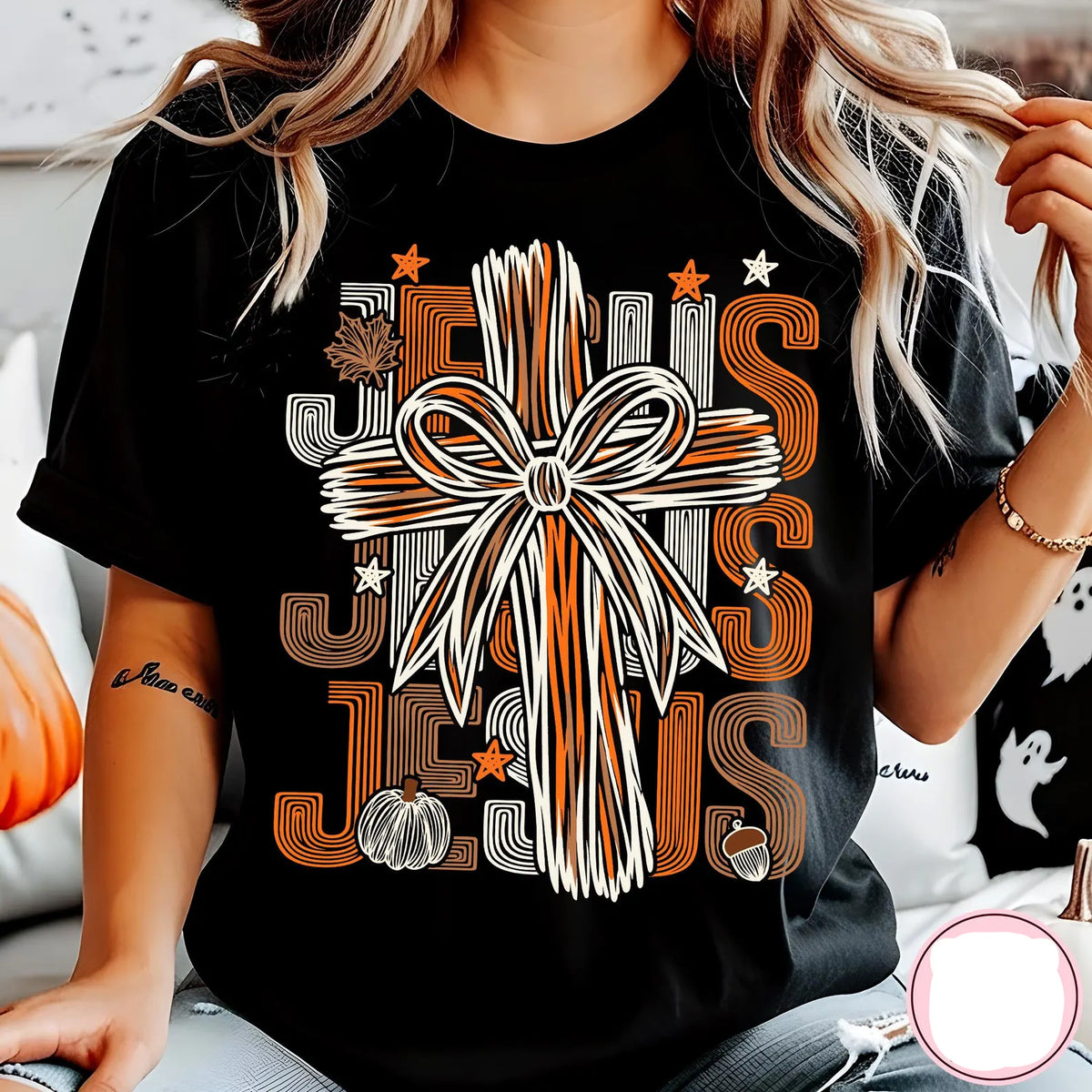 Jesus Fall Graphic Tee