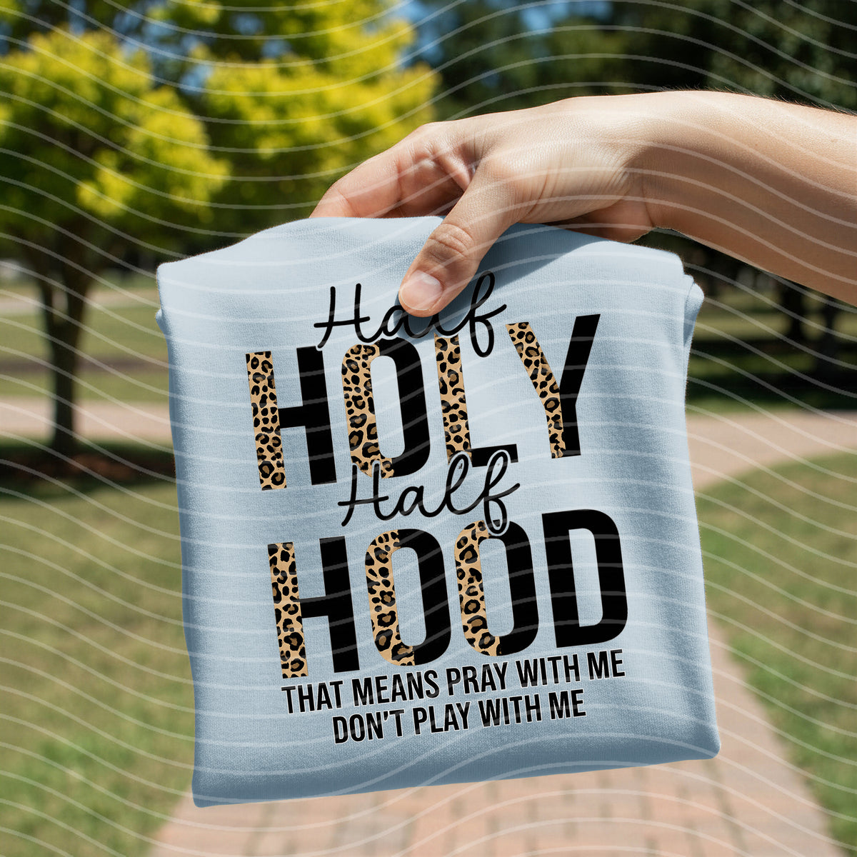 Half Holy Half Hood Graphic Tee
