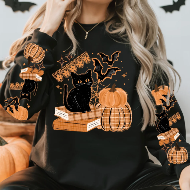 Spooky Cat Graphic Tee