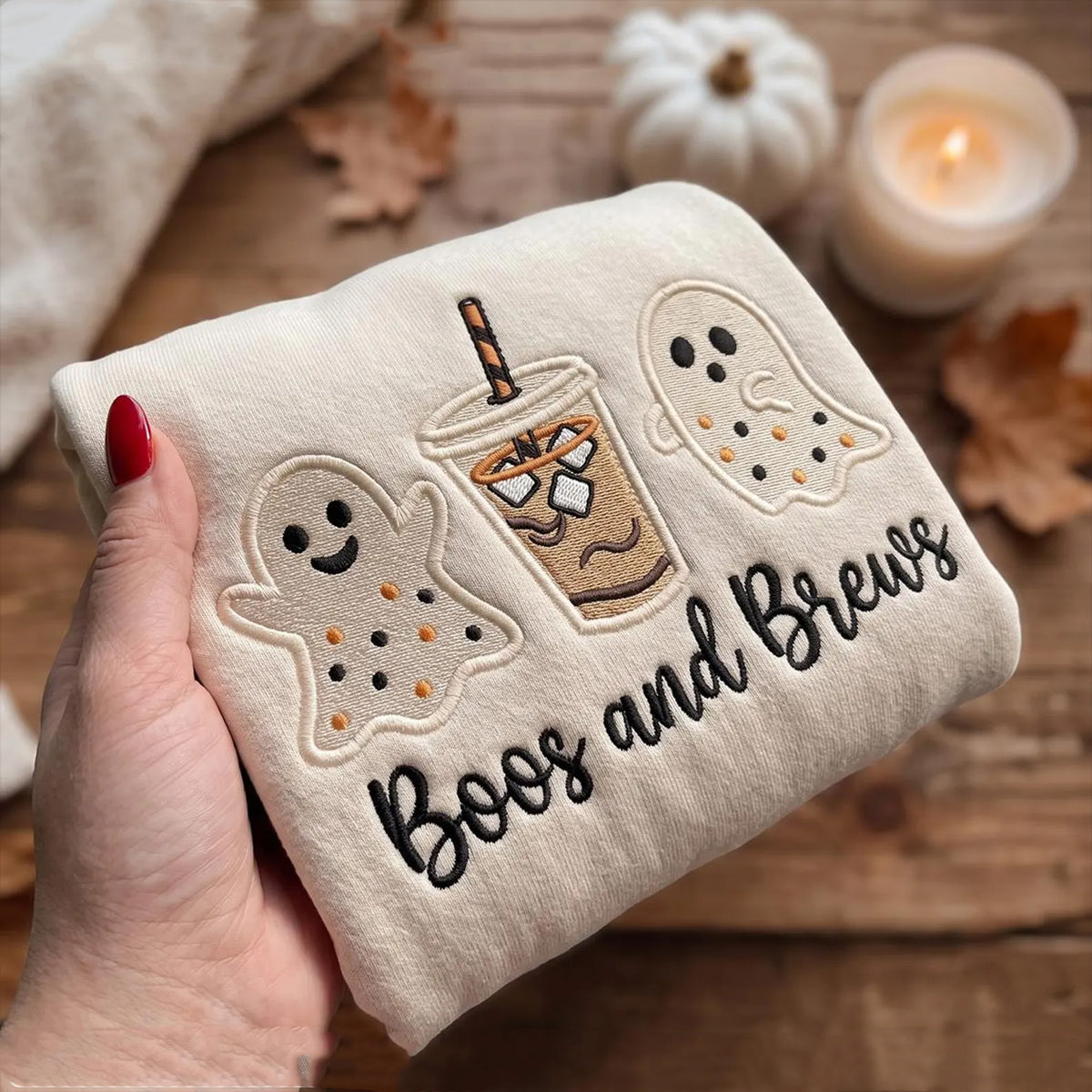 Boos and Brews Embroidered Shirt