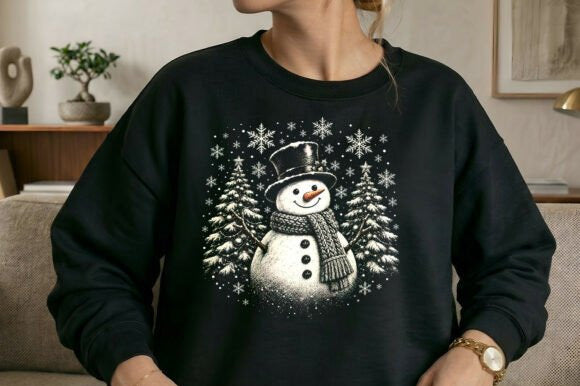 Snowman Graphic Tee