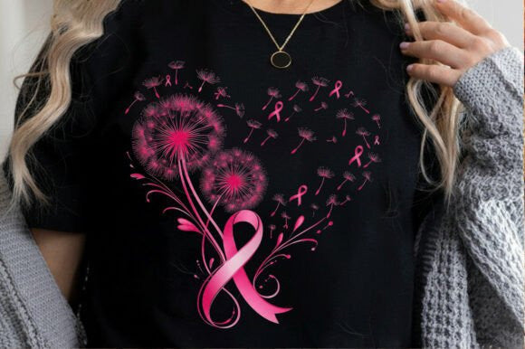 Pink Ribbon Wish Graphic Tee