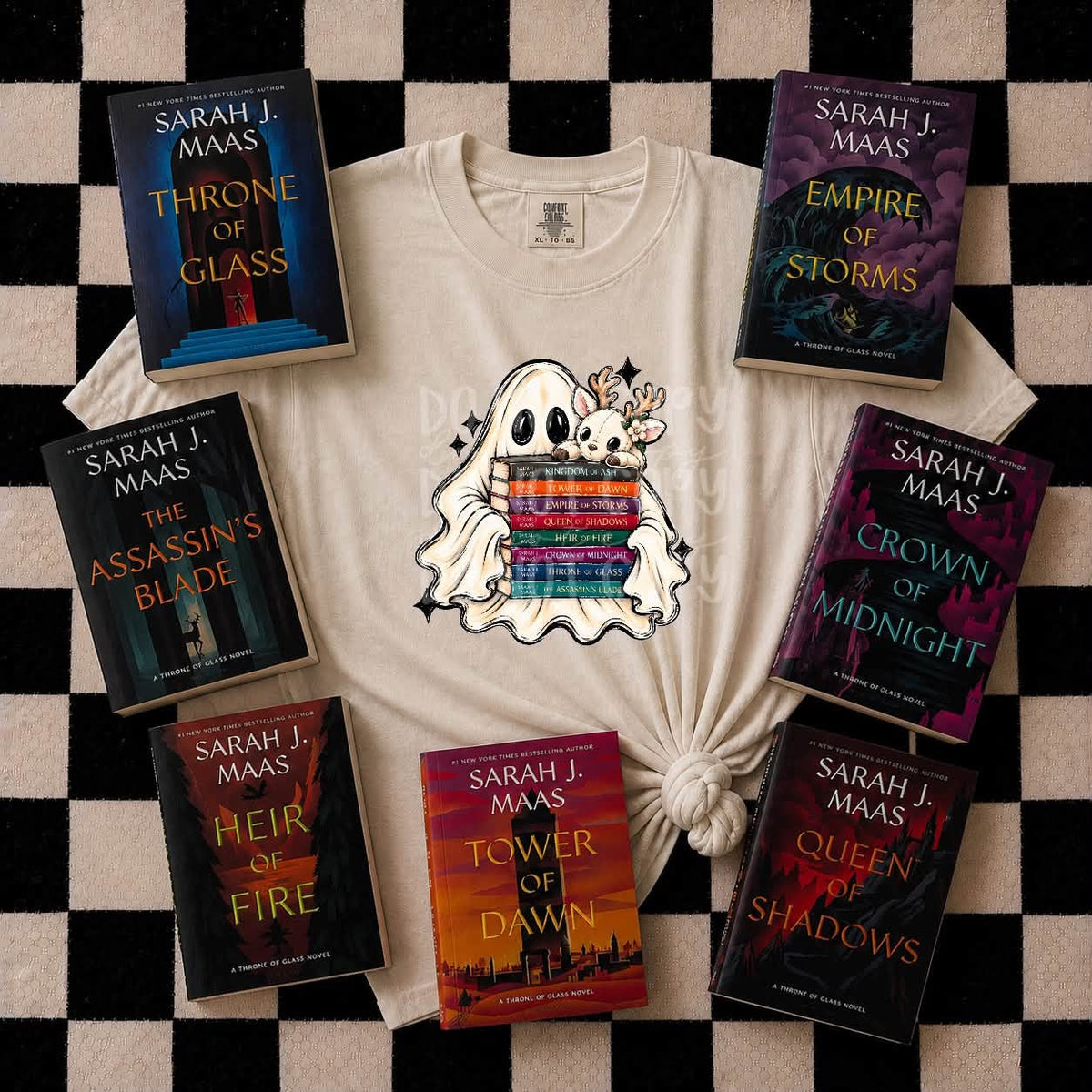 Throne of Glass Ghostie Graphic Tee