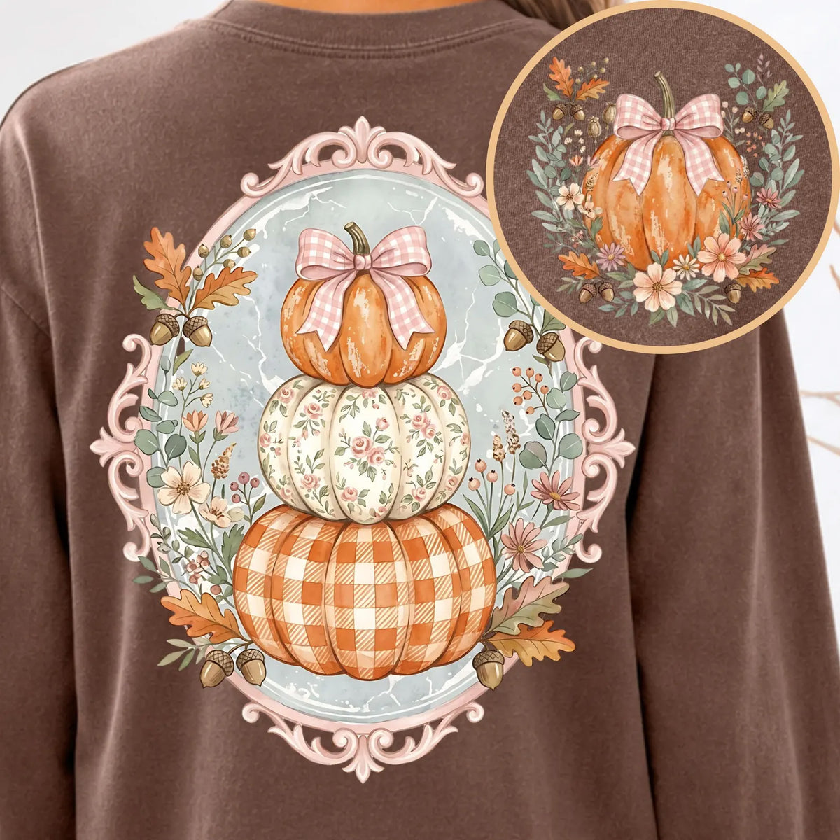 Coquette Pumpkin Stack Graphic Tee
