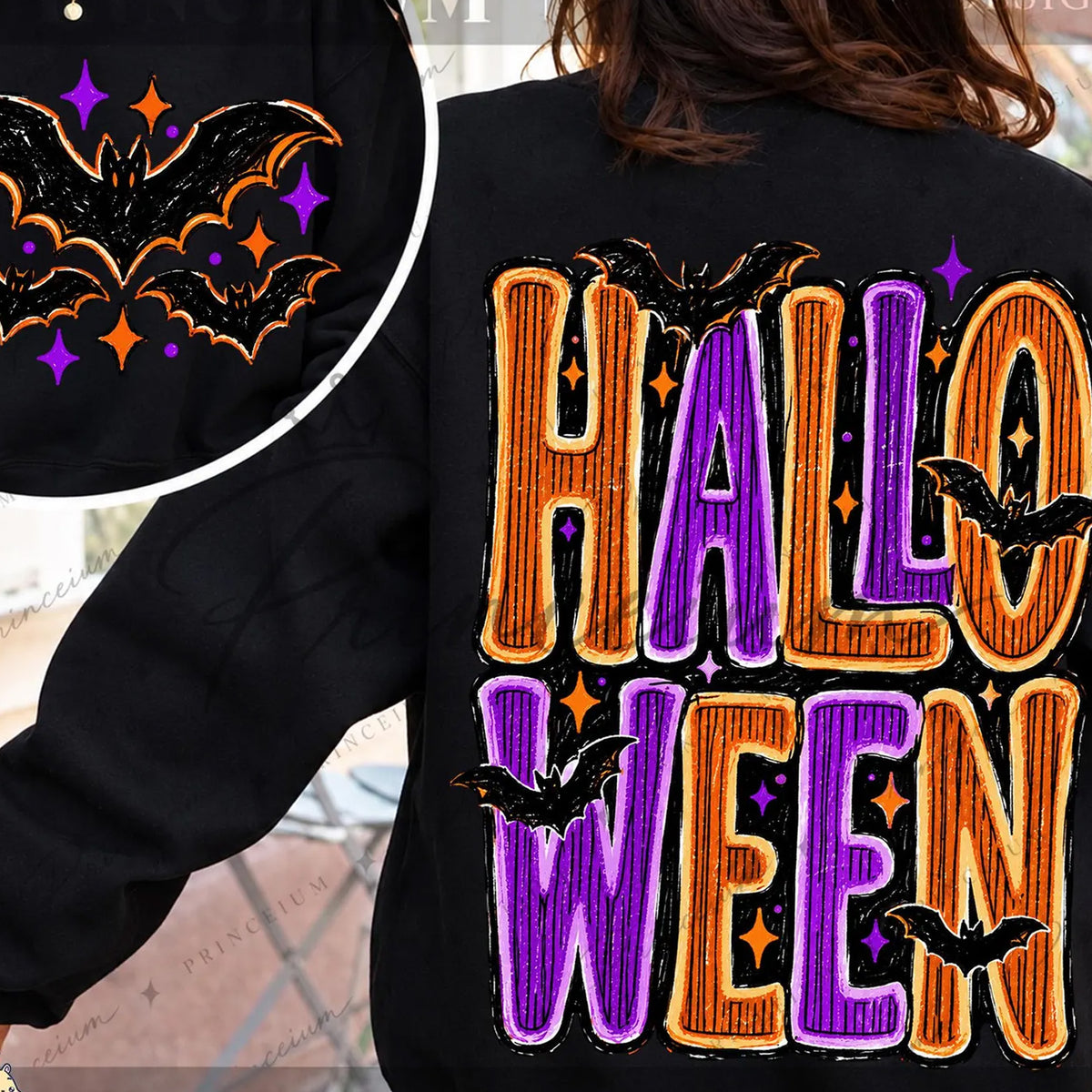 Batty Halloween Graphic Tee