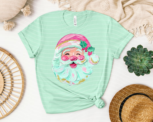 Painted Santa Graphic Tee