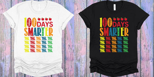 100 Days Smarter Graphic Tee Graphic Tee