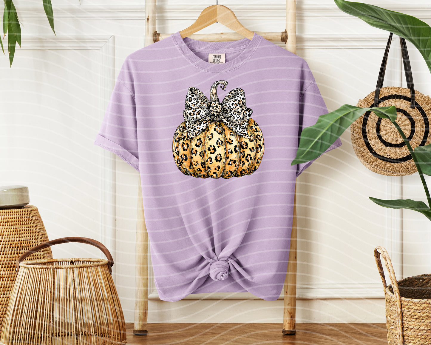 Leopard Pumpkin Graphic Tee