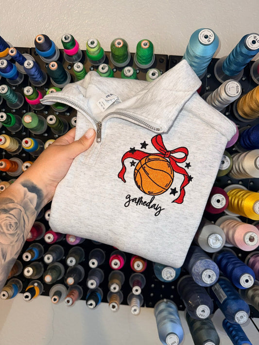 Gameday Basketball Embroidered Shirt