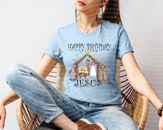 Happy Birthday Jesus Graphic Tee