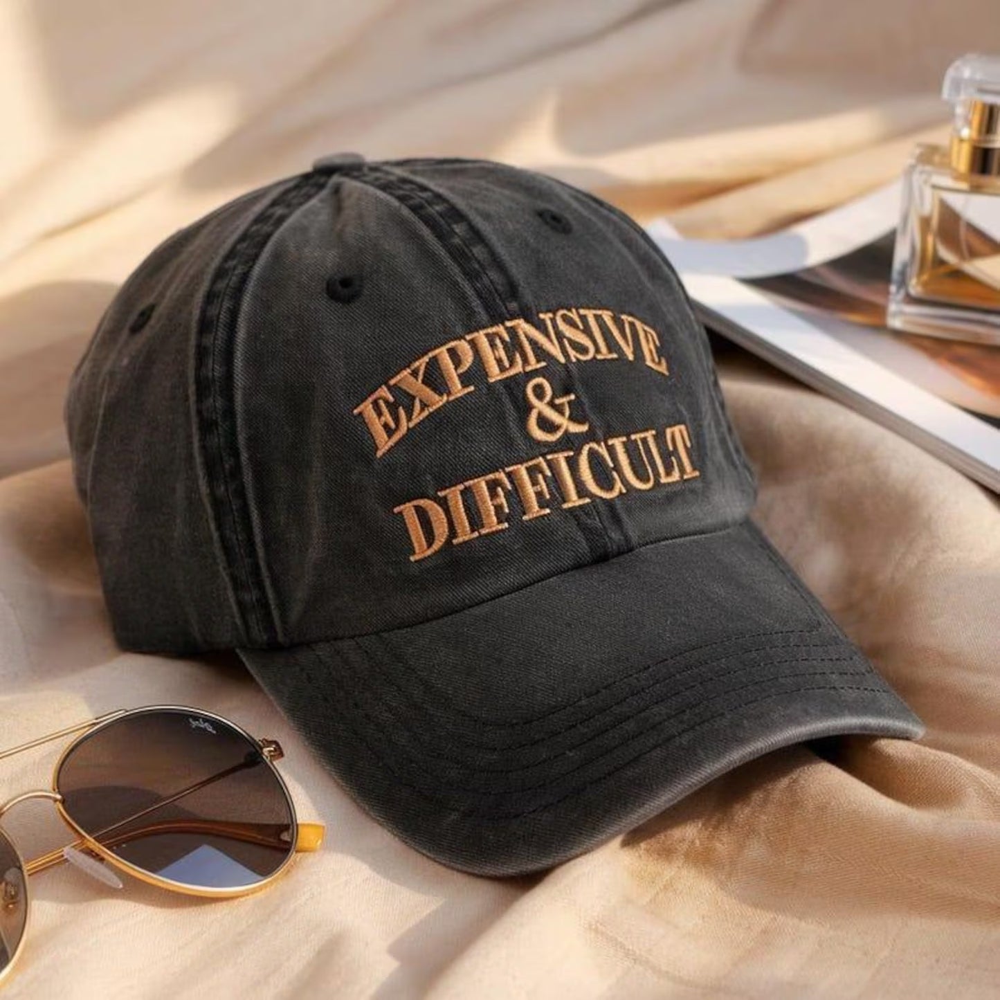 Expensive & Difficult Embroidered Cap