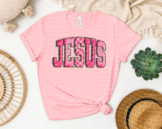 Jesus Pink Graphic Tee