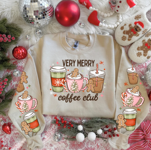 Very Merry Coffee Club Graphic Tee