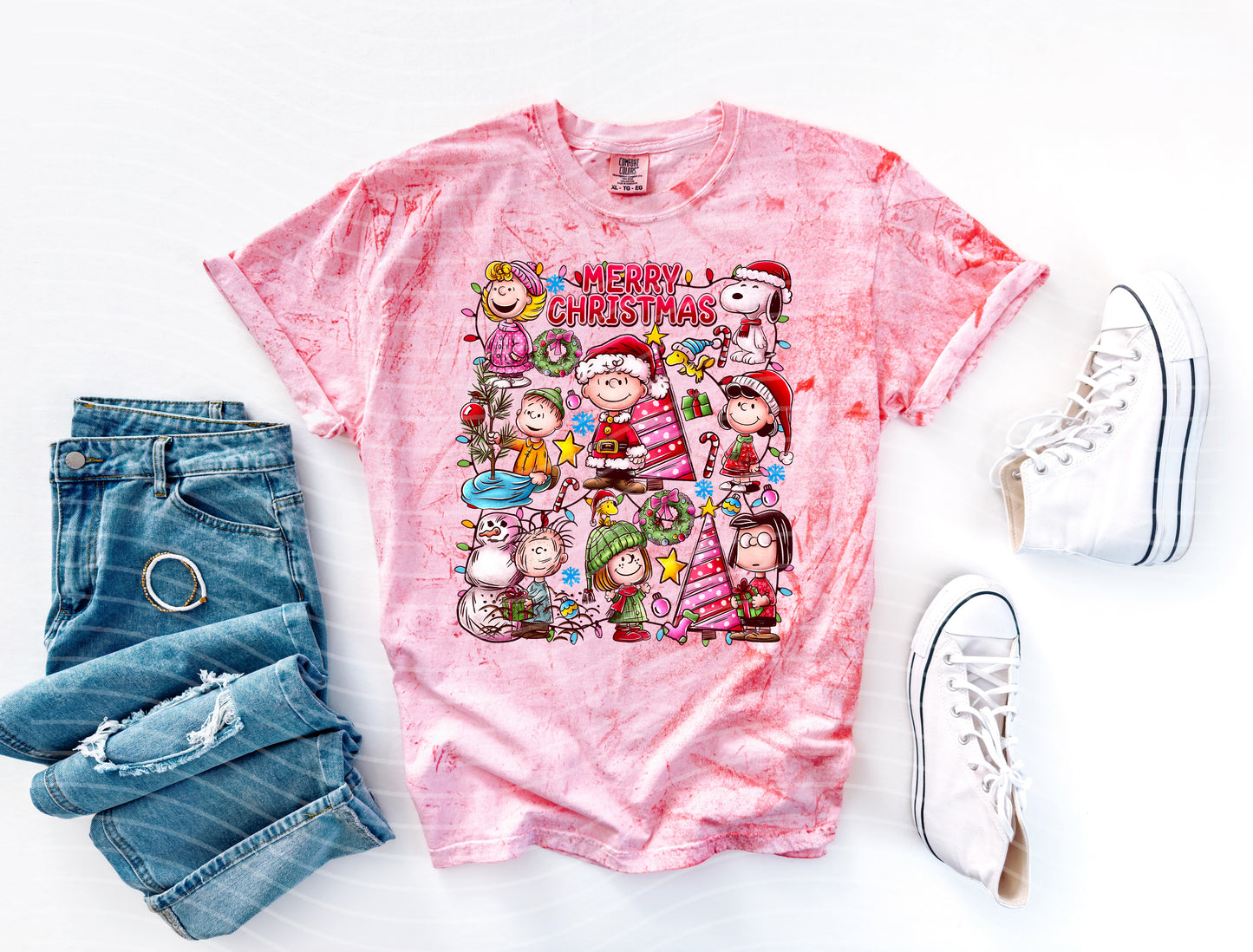 Peanuts Merry Christmas Graphic Tee