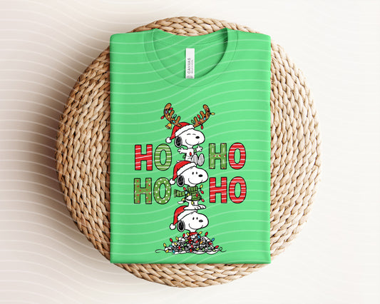 Ho Ho Ho Snoopy Graphic Tee