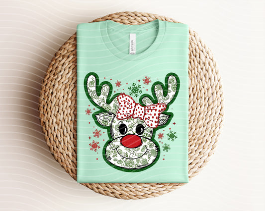 Coquette Reindeer Graphic Tee