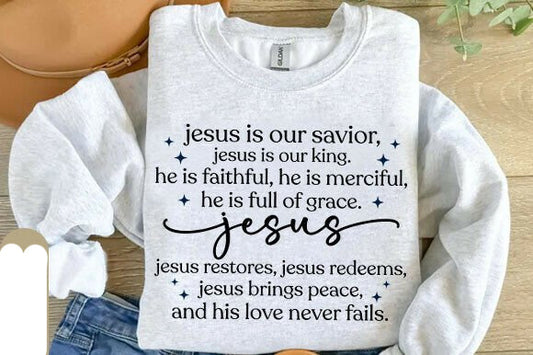 Jesus is Our Savior Graphic Tee