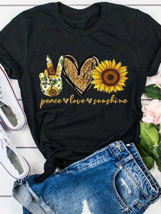 Peace Love Sunshine Graphic Tee Graphic Tee