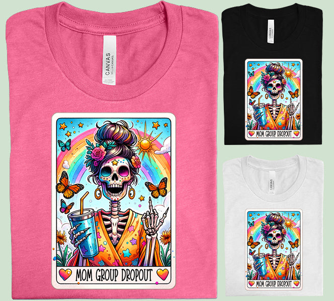 Mom Group Dropout Tarot Graphic Tee