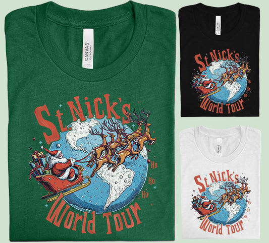 St. Nick's World Tour Graphic Tee