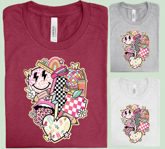 Teacher Collage Graphic Tee