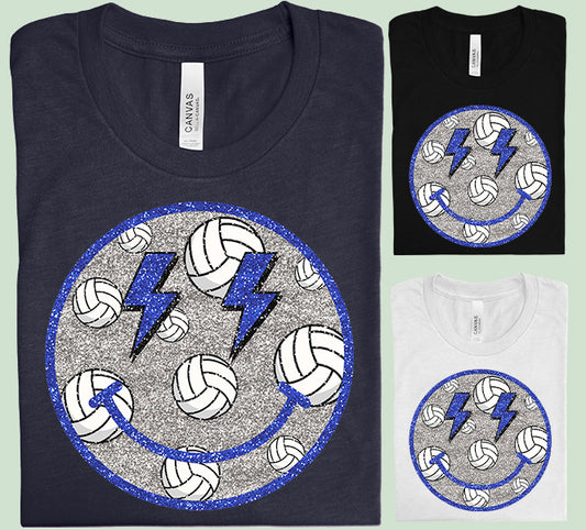 Volleyball Face Graphic Tee