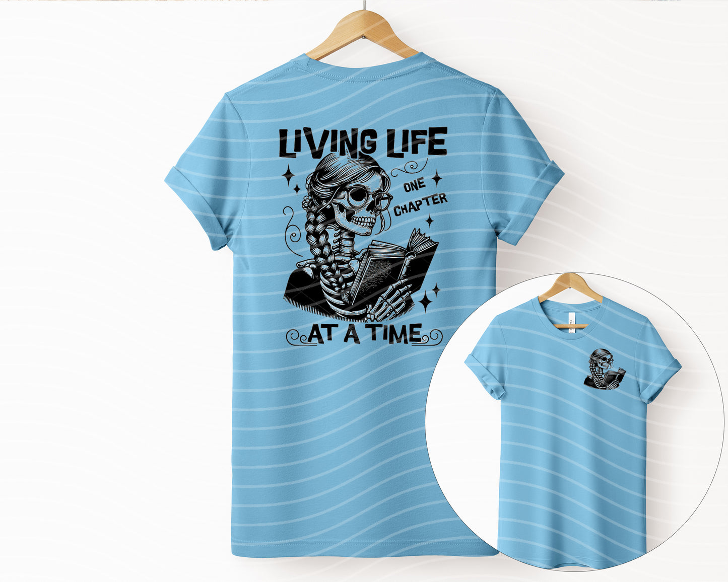 Living Life One Chapter at a Time Graphic Tee