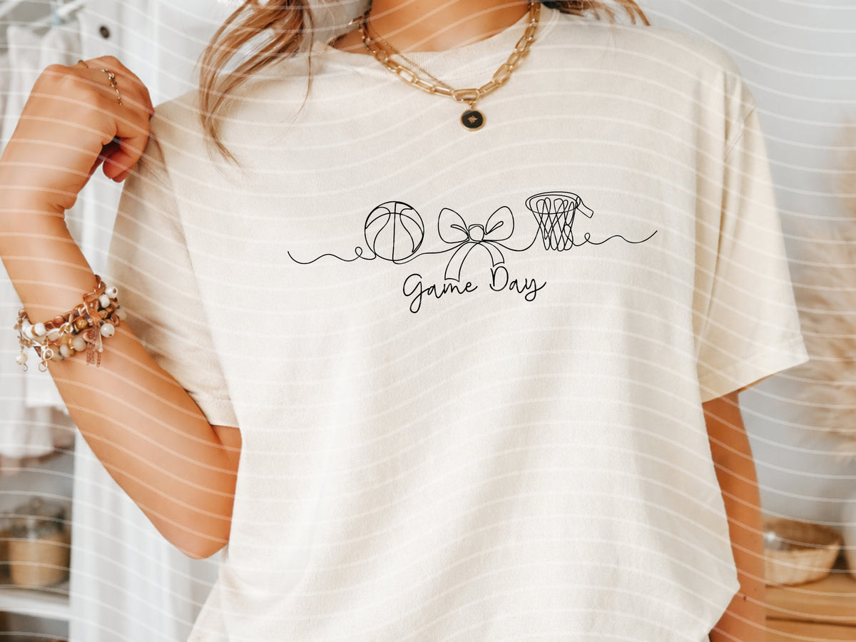 Game Day Basketball Graphic Tee