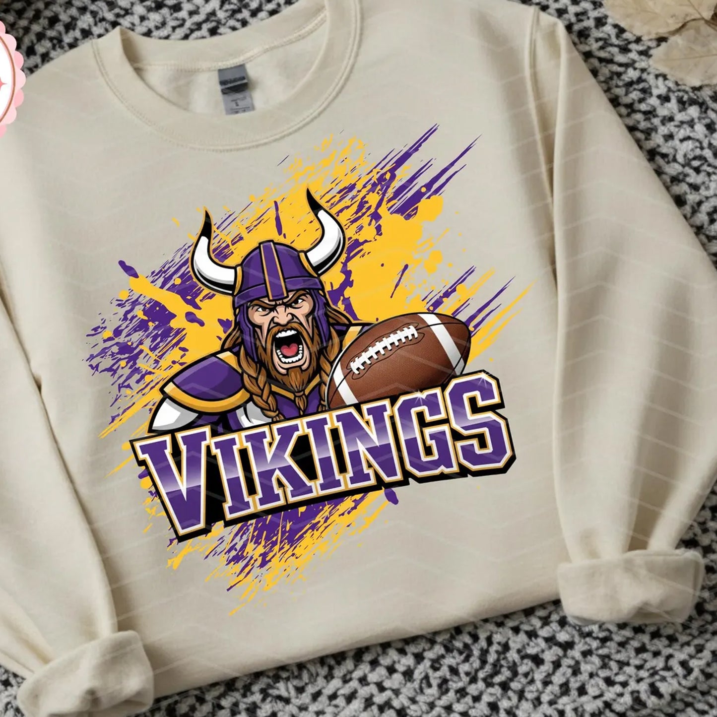 Vikings Splash Graphic Tee