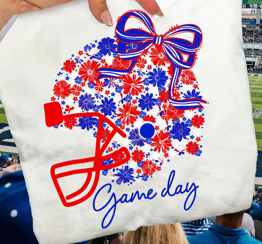 Bills Floral Helmet Graphic Tee