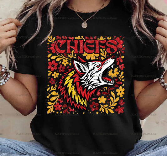 Chiefs Floral Graphic Tee