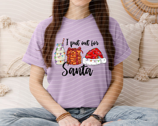 I Put Out for Santa Graphic Tee