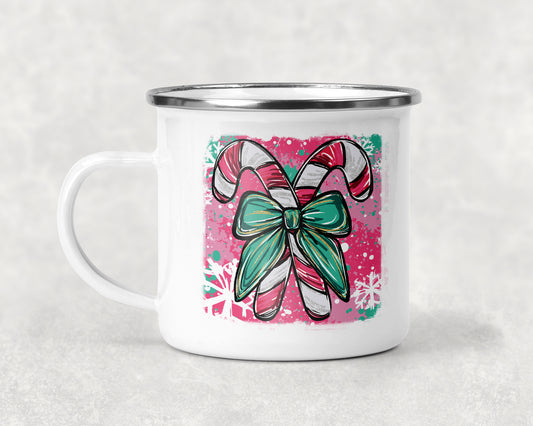 Painted Candy Canes Mug
